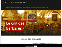 Tablet Screenshot of grildesbarbares.com